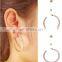 2017 Fashion Exaggerated Bling Rhinestone Geometric Circle Round Earrings Set 3pcs/set