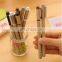 Korea stationery simple kraft paper shell neutral pen creative 0.5mm