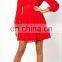 red deep v neck back open dresses, high neck low back dresses