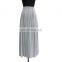 Women Hot Sale Casual Long Pleated Knit Maxi Skirt