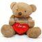 300cm Huge Stuffed Plush Pink Teddy Bear With Heart Custom Pretty Soft Plush Valentine Gift Big Giant Teddy Bear