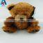 custom 12 inch dark brown plush stuffed teddy bear toys