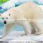 KAWAH Realistic Animal Model Life-Size Animatronic Polar Bear With Fur For Sale