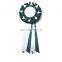 Factory Handmade Triple Layer Horse Race Award Ribbon Rosette Badge,Horse Sport Flower Ribbon Rosette,Profession Supplier