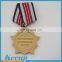 Customized Military Medal with Ribbon in Metal Crafts