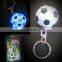 Keychain for Souvenir and Gift Flashing Football Round Shape Ball Light up Key Chain