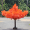 plastic material small artificial maple tree with steel structure