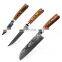 Best Sale Japanese Damascus Full Tang Knife Set
