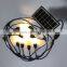 Outdoor Waterproof Solar System String Lights with Solar Panel for Patio Garden Vintage