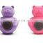 durable and funny silica gel pet chew bear shape biscuit toy for middle and huge size dog teeth cleaning