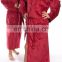 Women fleece Warm House Coat Soft Plush Long Bathrobe fleece robe