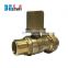 customized  good quality  brass mechanical  lockable ball valve before water meter