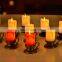 Electric candles, LED candles, flashing light up candles for holiday events
