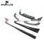 Car PU Bumper body kit Front Rear Diffuser lip side skirts for Lexus IS250 IS350 14-15 F Sport