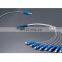 singlemode or multimode 0.9mm sc/apc lc/apc steel plc splitter spliter optico 1*n 1xn cores Mini PLC Optical Splitter