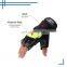 HANDLANDY pigskin Vibration-Resistant  fingerless fitness weightlifting workout fishing other sports gym gloves