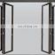 Folding door customized soundproof aluminum bi fold glass doors