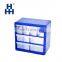 high quality plastic tool case with 39 drawers