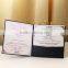 2016 Western Style Premium Luxury Velvet Flocked Wedding Invitation