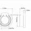 6x10x3mm Flange Ball Bearings MF106ZZ fishing gear bearing MF106ZZ