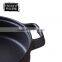 flat-bottomed round cast iron Chinese wok