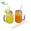 Disposable Eco-friendly Natural Bamboo Straws Biodegradable Bamboo Straws Bulk For Drinking