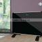 Glass decorative panel radiator heater