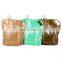custom Food Grade stand up milk tea small snack liquid clear drink juice drink handle packaging stand up pouch with spout 500ml