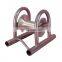 Chinese wholesale steel frame three Aluminum roller corner cable roller