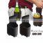 Custom High Quality Portable Soda Bottle Hanger Bag Cans Holder PU Leather Waist Belt 350ml Beer Holder