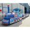 Fun kiddie fairground train rides funfair games amusement trackless train battery operated in mall