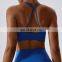 Nylon and spandex active sport bra running quick dry yoga women gym sport bras for girls fitness soft sports crop bra