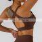 Activewear Manufacturers Custom Logo High Impact Fitness Bra Zipper Women's Sports Bra Plus Size Womens Yoga Sports Bra