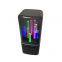 2022 New Custom OEM 8 modes RGB LED light Wireless Strong Bass Portable Bluetooth Speaker Loudspeaker for Home Office Outdoor