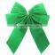 With 2 Wings Green Christmas Velvet Butterfly Ribbon and Tie Bow