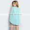 Woman T-shirts chiffon long Sleeve T-shirt Women Round Neck Casual Loose T-shirt TS086