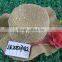 Adults Age Group and 100% Polyester Material flower Straw Hat