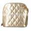 custom plain pu leather lady shoulder bag