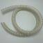 PU reinforced plastic ribbed hose - special pipe for shot blasting machine, smooth inner wall corrugated pipe