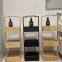 Wooden Estante Bathroom Organizer Storage Rack Shower Caddy  Shelves Holder Racks Bamboo Corner Storage Shelf Bathroom Shelf