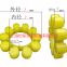 MT9/MT11A JAW SPIDER COUPLING INSERT(Yellow  TPU CURVED)