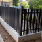 Valla de seguridad de hierro forjado para exteriores | Valla de estilo de hierro forjado galvanizado para villas y patios