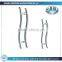 2015 Hot Selling High Quality China Gaoyao ss H Shape 0.8mm Thickness Glass Door Handle