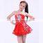Children's Day New Jazz Dance/ Folk Dance /Modern Dance Costume Leather Costume Green Dress Lyrical Dance Costume Dress