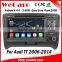 Wecaro android 4.4.4 touch screen car dvd player for audi tt navigation system 2006-2014