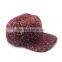 High Quality Star and Stripe Printed 6 Panels Adjustable Flat Snapback Caps