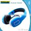 Adjustable Wireless Bluetooth Headphones with Built-in Mic and Recharge Battery