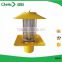 3-5 Rainy Days Eco-friendly High Quality Standard Attractive Design Solar Powered Bug Zapper Electric Insect Killer Lamp