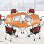 Top quality office furniture stainless steel metal training table