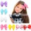 Hot-sales double layered ribbon hair Bow boutique Ribbon Bow Headbands 32 colors lightgirl Hair Bows CB-3610